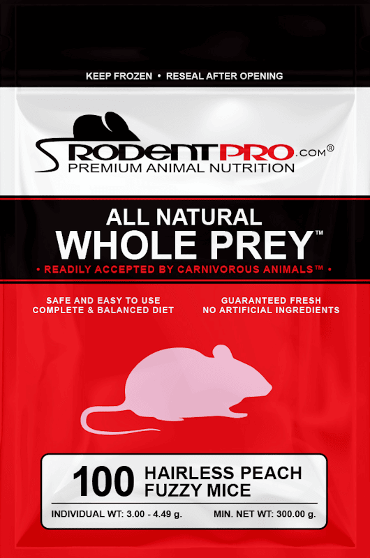 Frozen Peach Fuzzy Mice for Sale: Shop Online at RodentPro